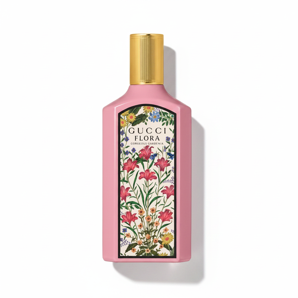 Flacon Gucci Flora Gorgeous Gardenia – décant de parfum femme authentique