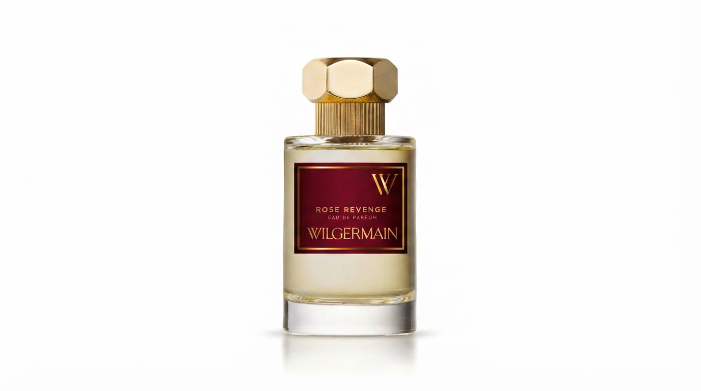 Flacon Wilgermain Rose Revenge – décant de parfum niche à la rose